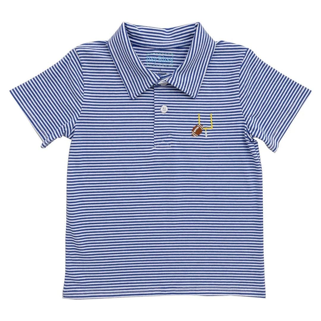 Henry Gameday Polo - Navy Boy Shirt Trotter Street Kids - Itsy Bitsy 