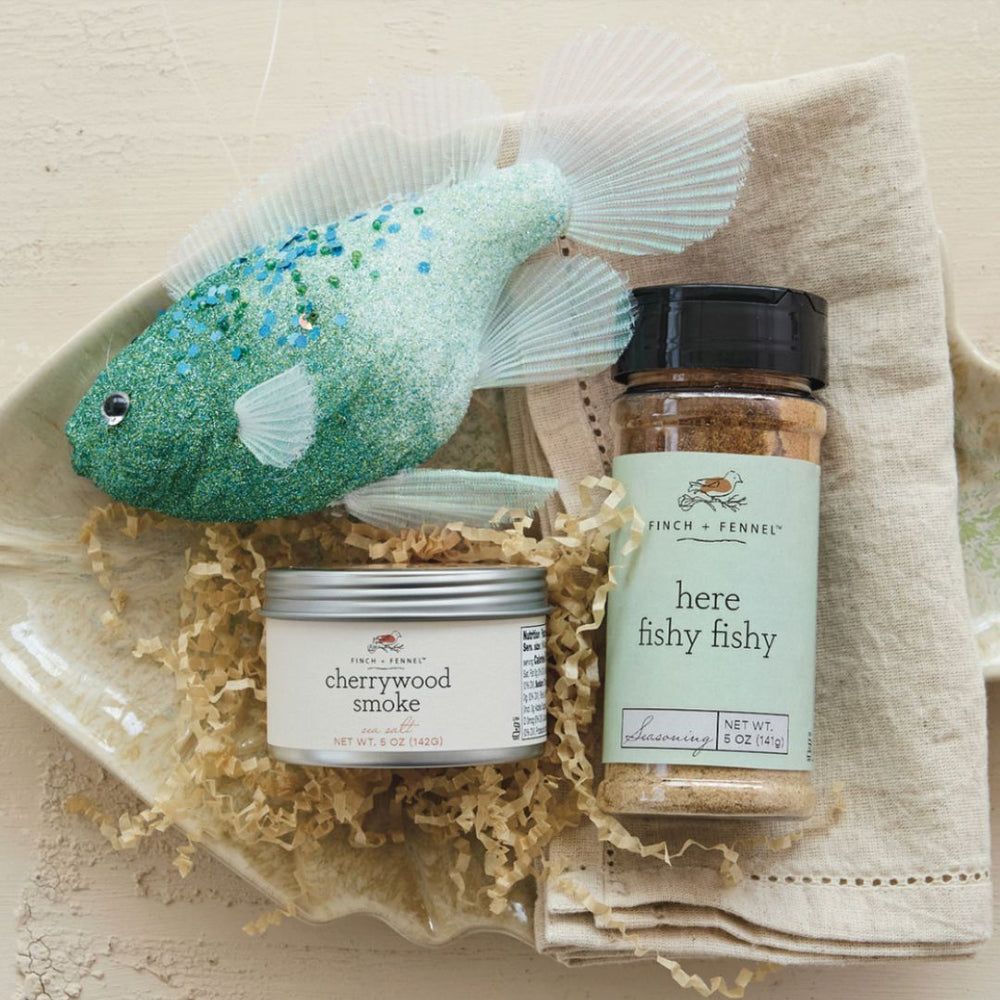 Here Fishy Fishy Seasoning Blend Food Creative Co-Op - Finch & Fennel 