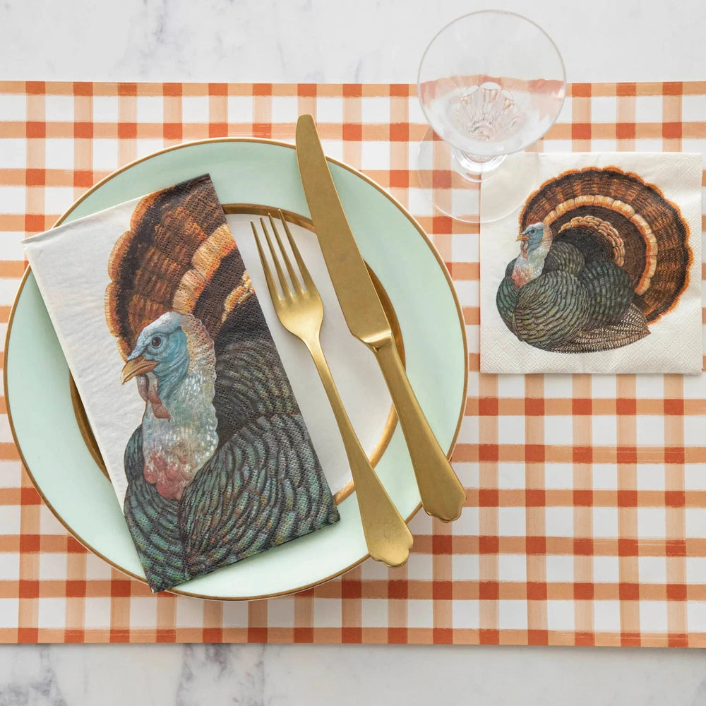 Heritage Turkey Guest Napkins Guest Towels Hester and Cook 