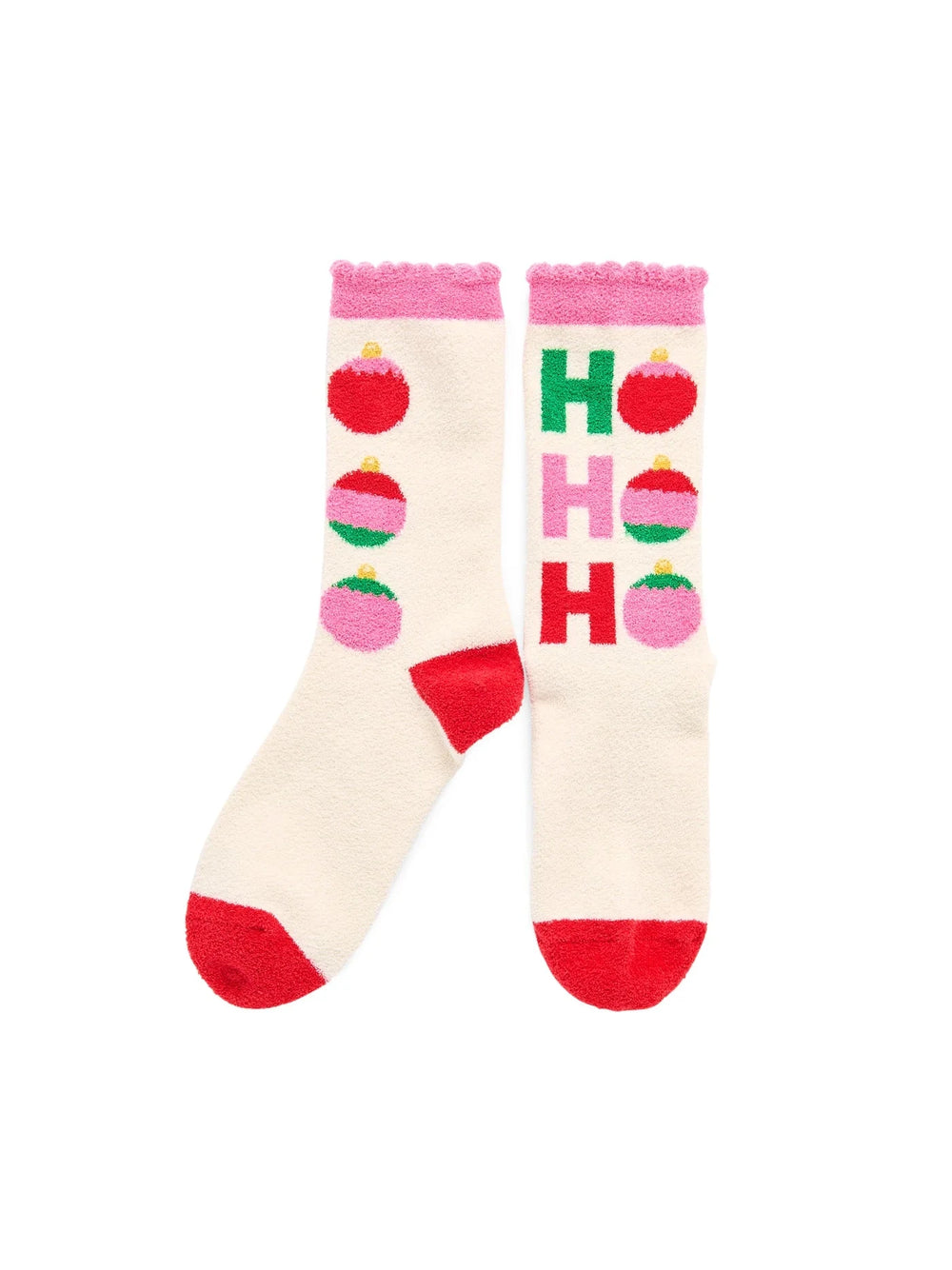Ho Ho Ho Ornaments Socks Socks Shiraleah 