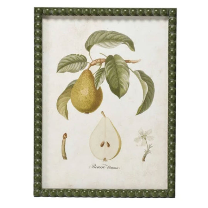 Hobnail Wood Framed Pear Prints Artwork Creative Co-Op 2 