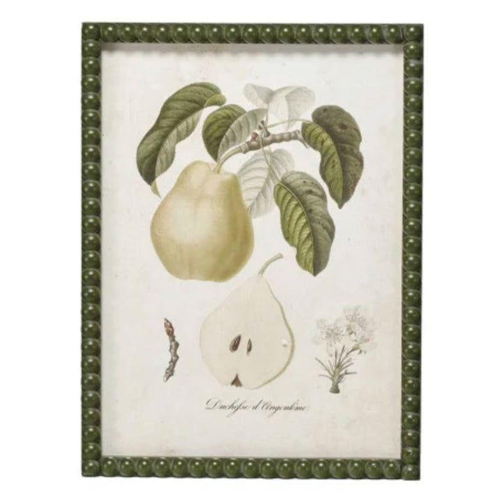 Hobnail Wood Framed Pear Prints Artwork Creative Co-Op 3 