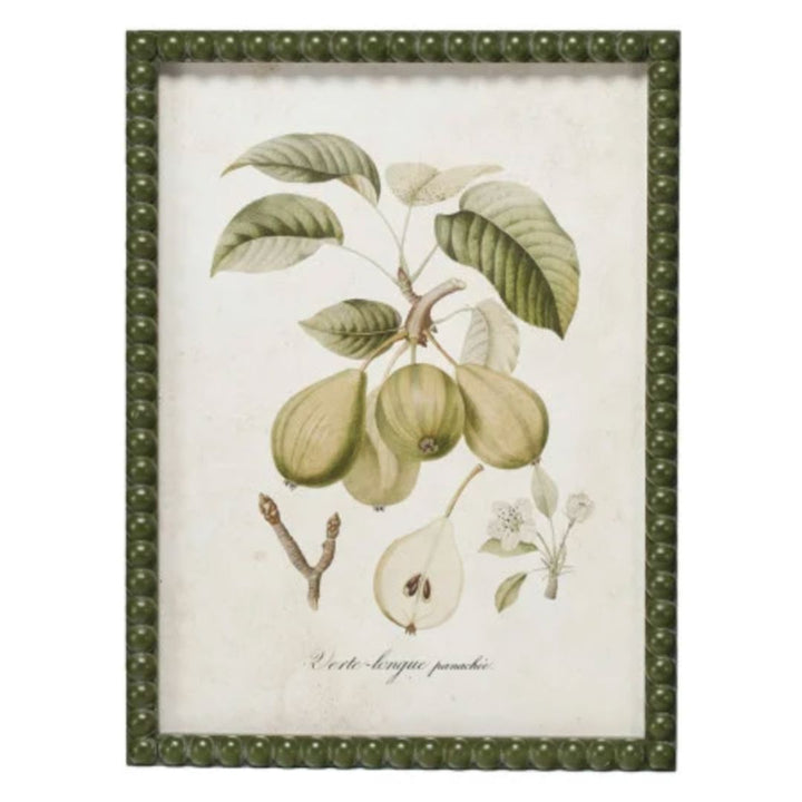 Hobnail Wood Framed Pear Prints Artwork Creative Co-Op 4 