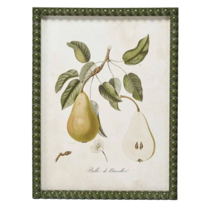 Hobnail Wood Framed Pear Prints Artwork Creative Co-Op 9 