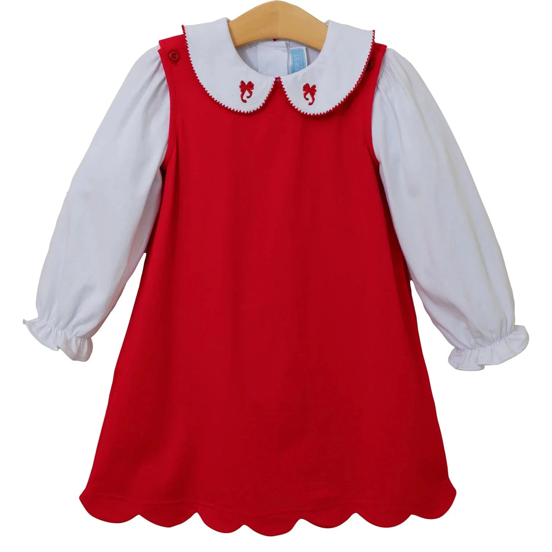 Holiday Bow Dress Set Girl Dress Trotter Street Kids 