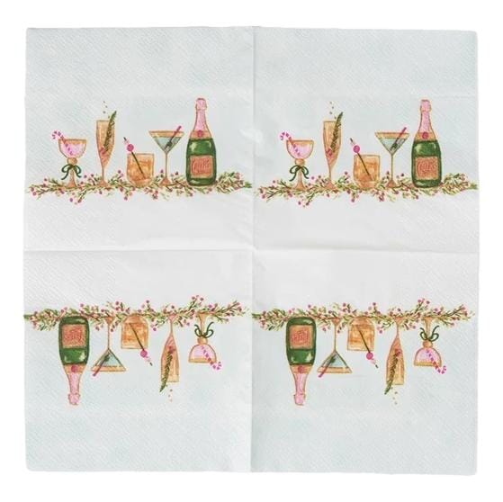 Holiday Cocktails Cocktail Napkins Cocktail Napkins Creative Co-Op 