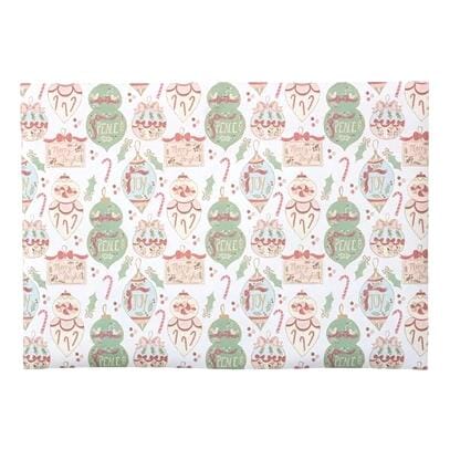 Holiday Delight Wrapping Paper Rolls Wrapping Paper Creative Co-Op Ornaments 