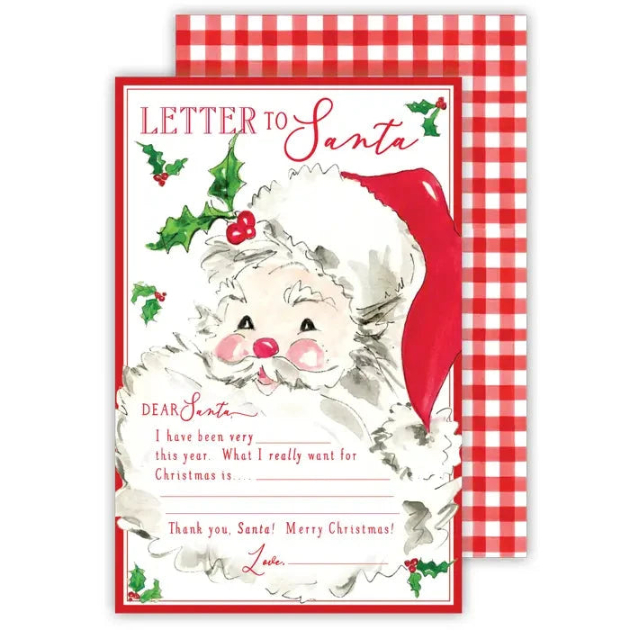 Holiday Letter To Santa Gift Tags & Labels Rosanne Beck 