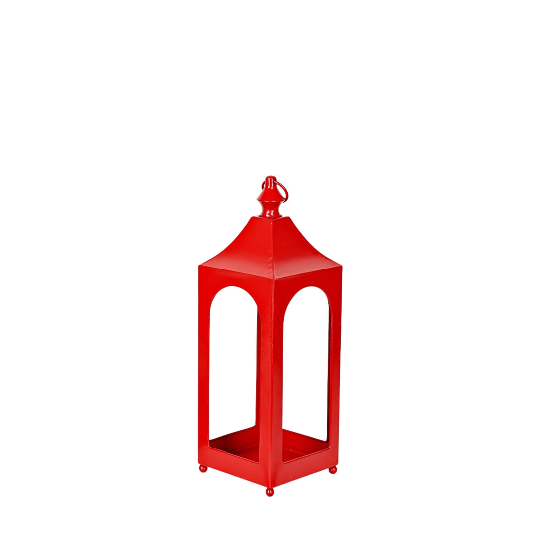 Holiday Red Artisan Lanterns Christmas Decor Impressive Enterprises Medium 