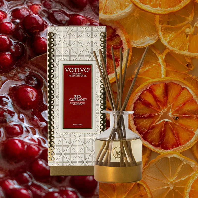 Holiday Reed Diffuser - Red Currant Diffuser Votivo 