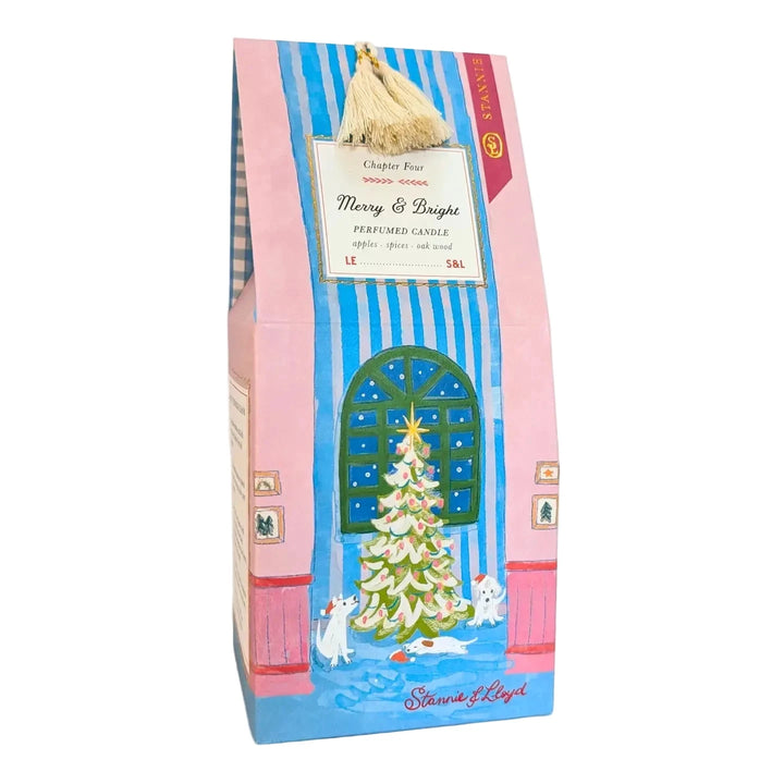 Holiday Storybook Candle - Merry & Bright Candle Stannie and Lloyd 