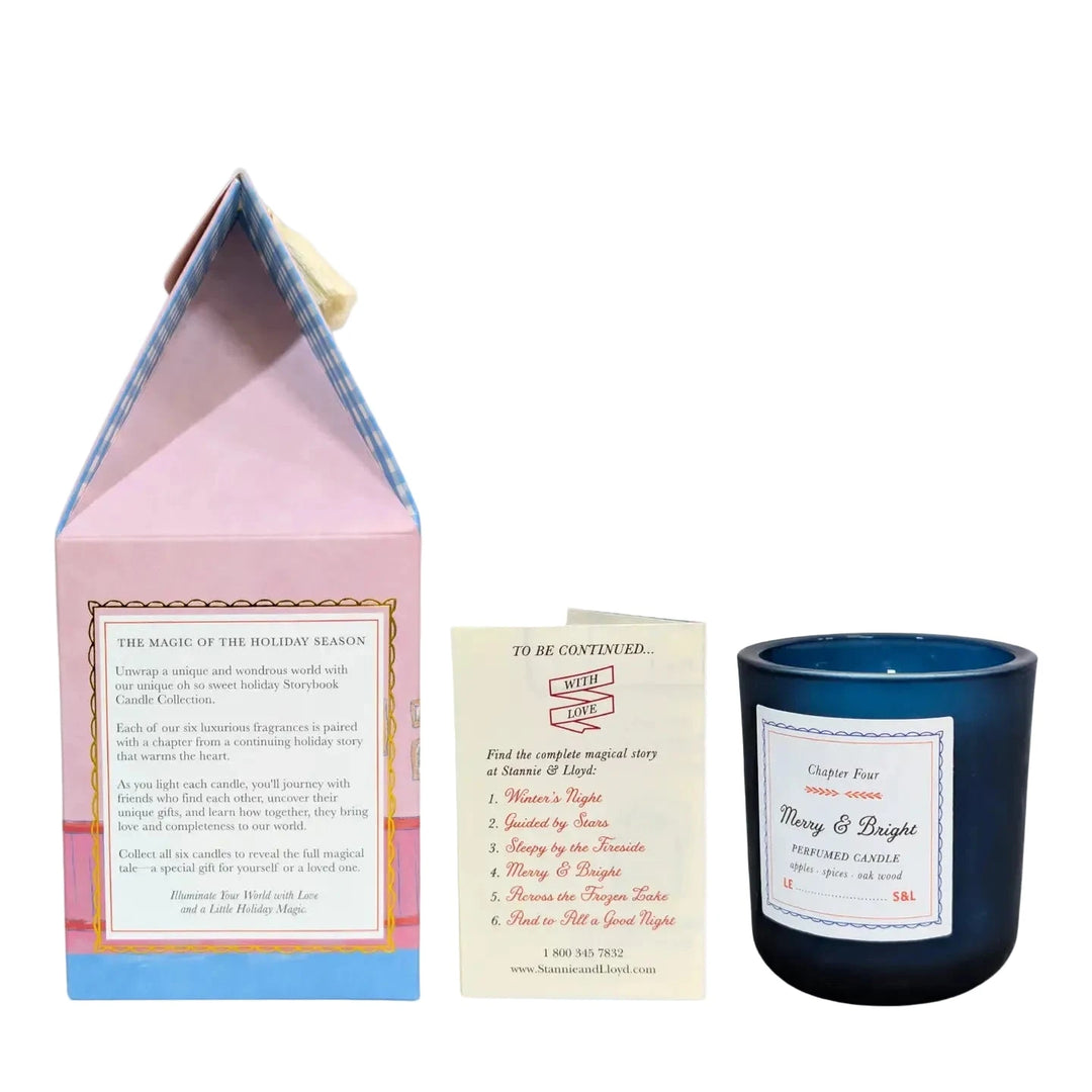 Holiday Storybook Candle - Merry & Bright Candle Stannie and Lloyd 