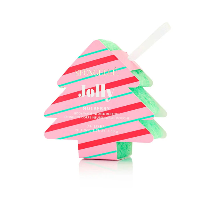 Holiday Tree - Jolly - Mulberry Bath Soap Spongelle 