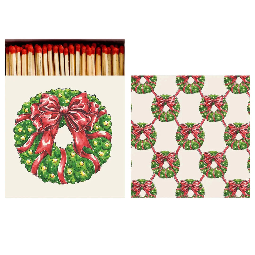 Holiday Wreath Matches Matches Hester and Cook 