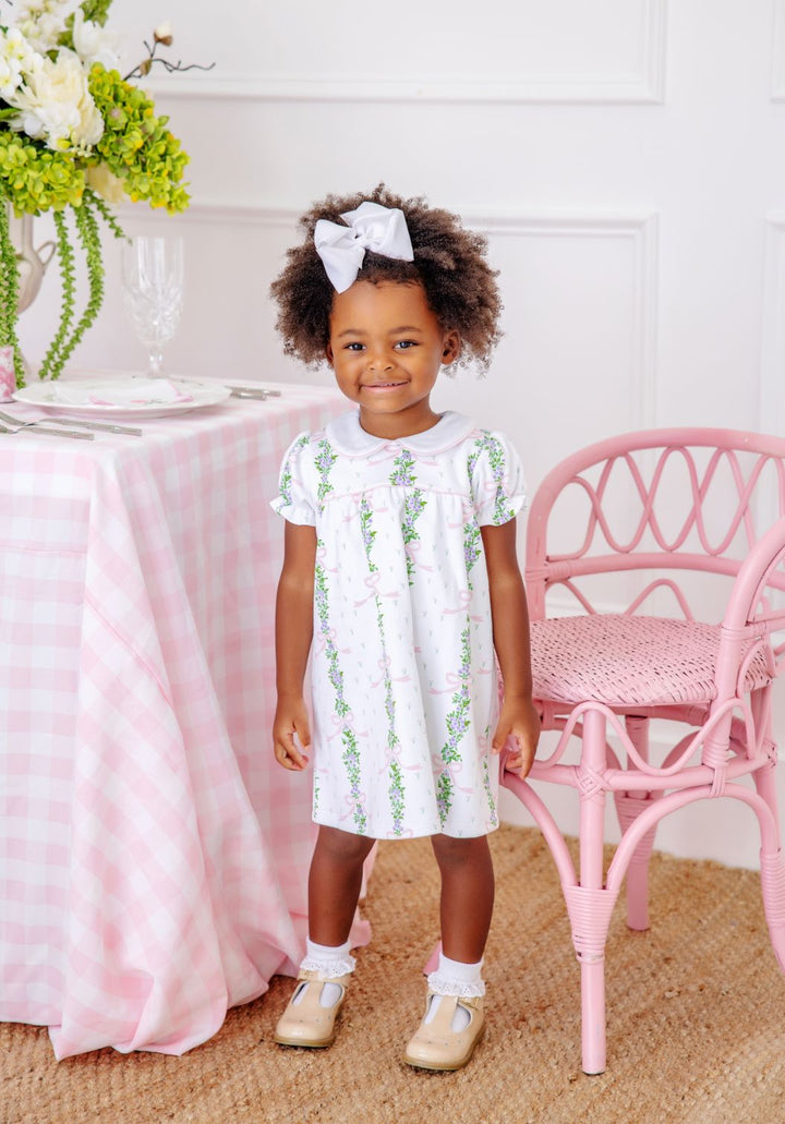 Holly Day Dress - Fincastle Floral Girl Dress Beaufort Bonnet 