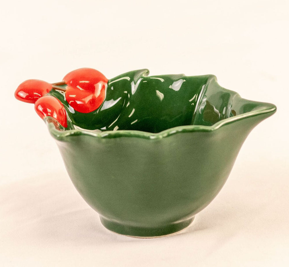 Holly Leaf Tidbit Bowl Bowl The Royal Standard 
