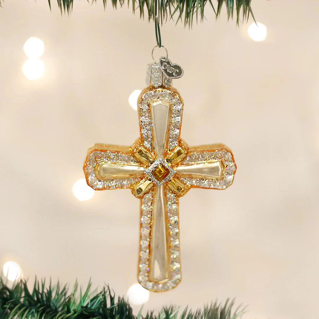 Holy Cross Ornament Christmas Ornament Old World Christmas 