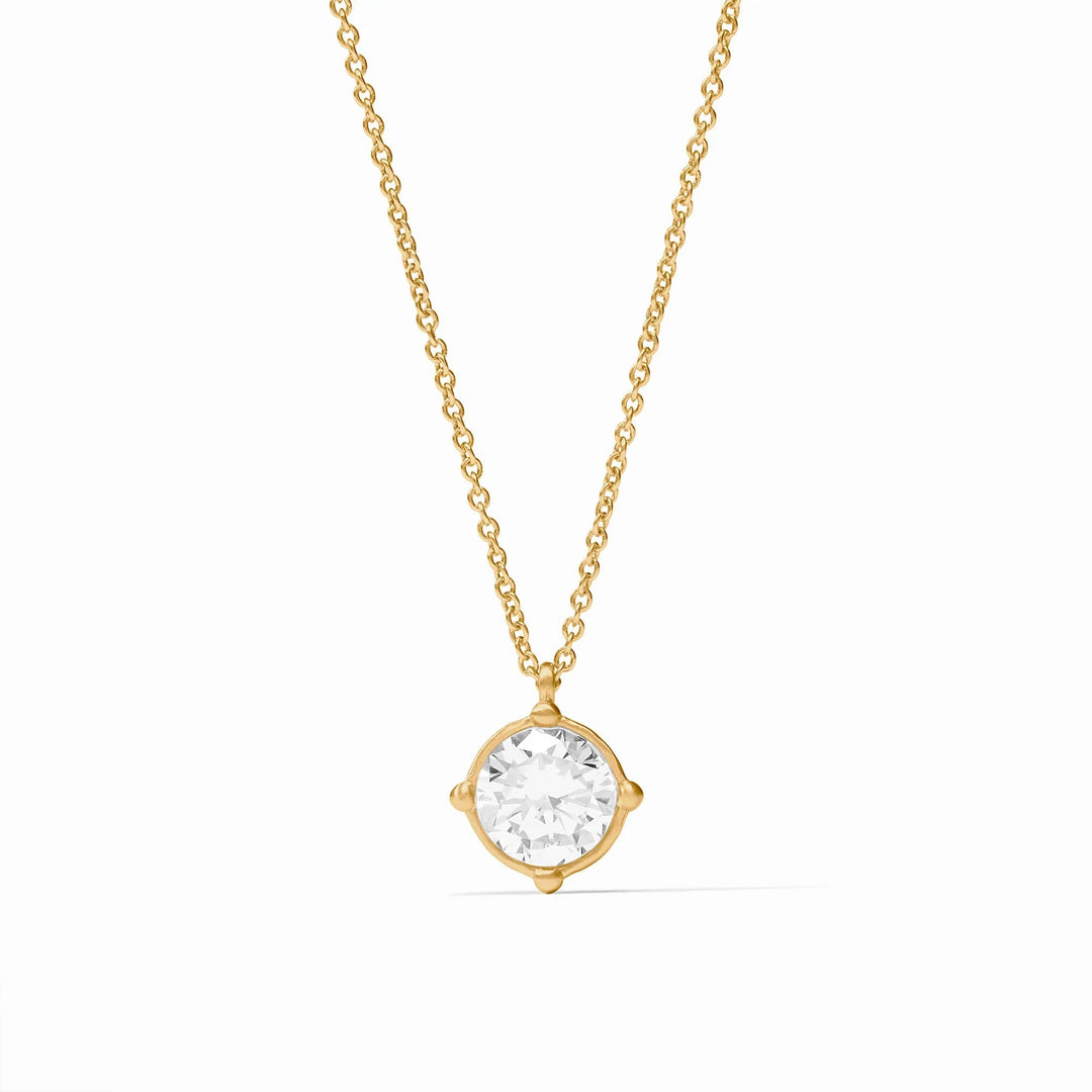 Honeybee Solitaire Necklace - Cubic Zirconia Womens Necklace Julie Vos 