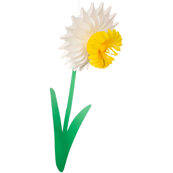 Honeycomb Medium Daffodil - White Easter Decorations Hester and Cook 