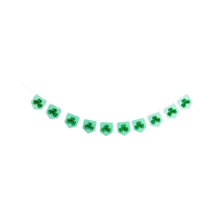 Honeycomb Shamrock Banner St Paticks Day Decor My Mind's Eye 