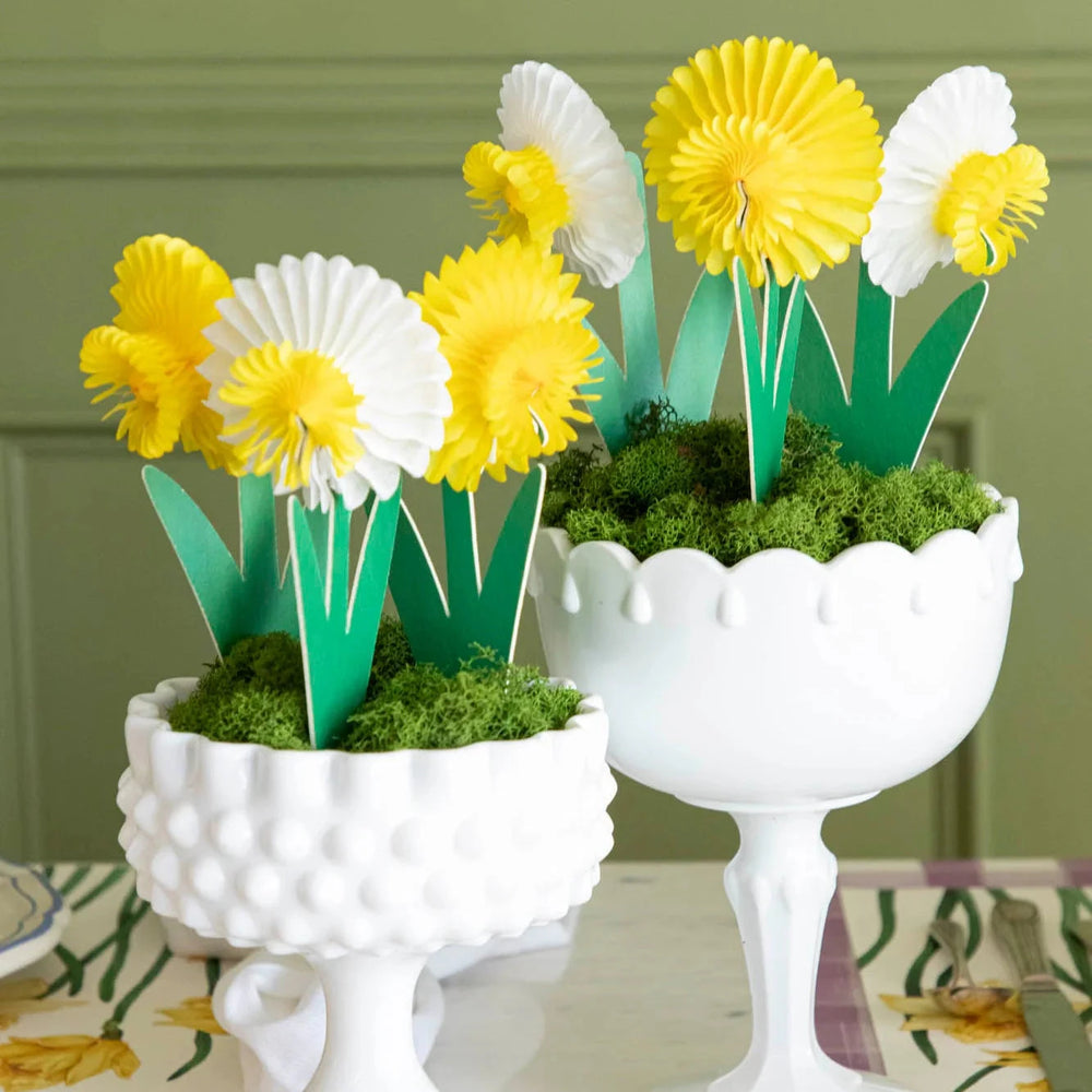 Honeycomb Small Daffodils - Set of 3 Easter Decorations Hester and Cook 