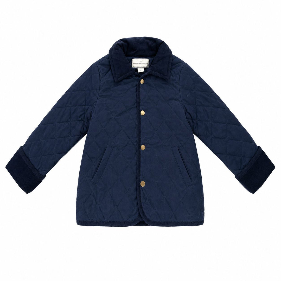 Hooded Barn Jacket - Navy Boy Jacket Widgeon 
