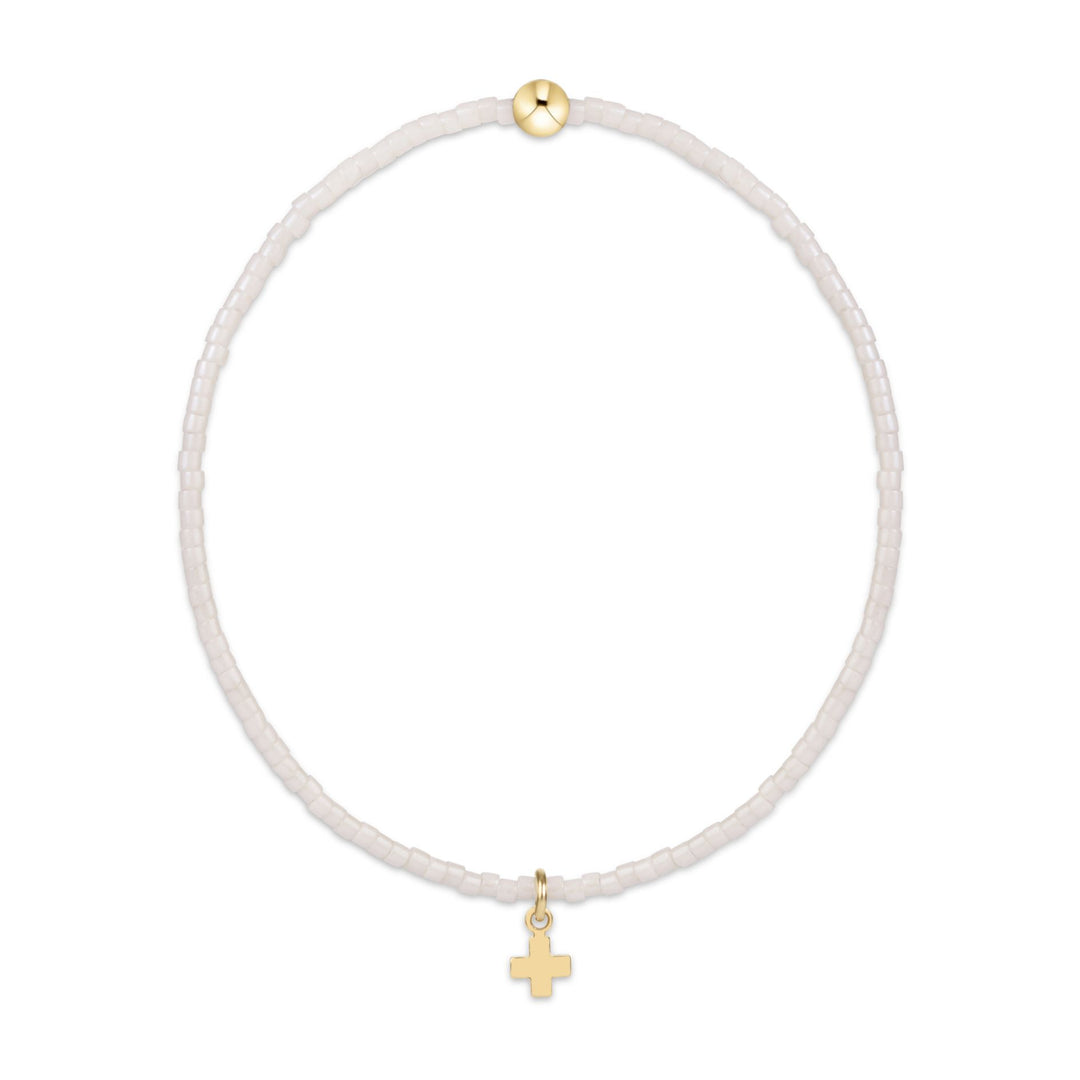 Hope Classic Bracelets - Signature Cross Small Charm Womens Bracelet ENewton Milkshake 