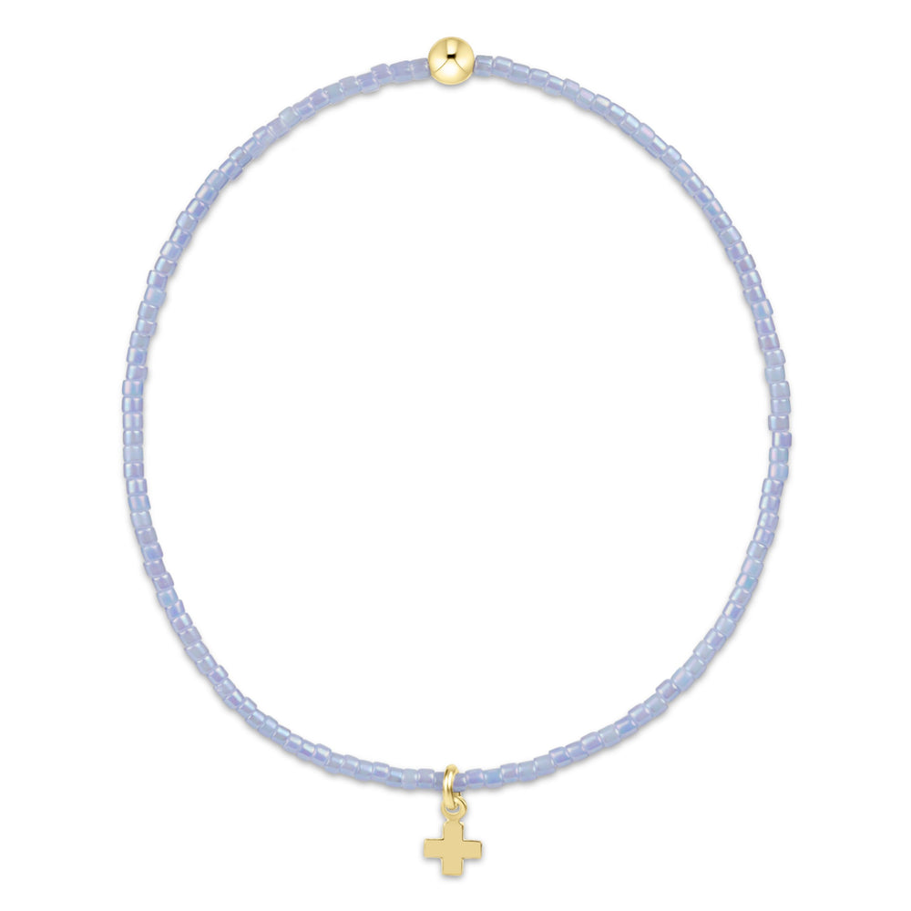 Hope Classic Bracelets - Signature Cross Small Charm Womens Bracelet ENewton Ocean Mist 