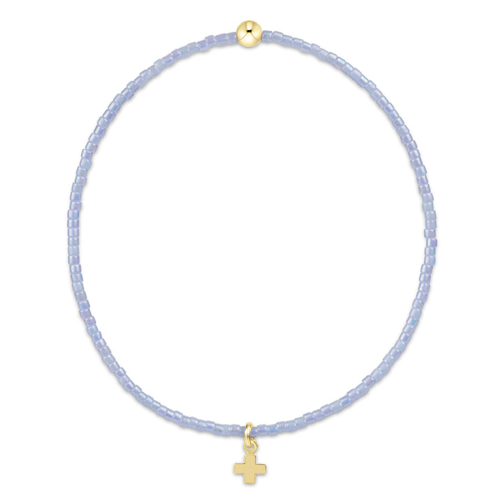 Hope Classic Bracelets - Signature Cross Small Charm Womens Bracelet ENewton Ocean Mist 