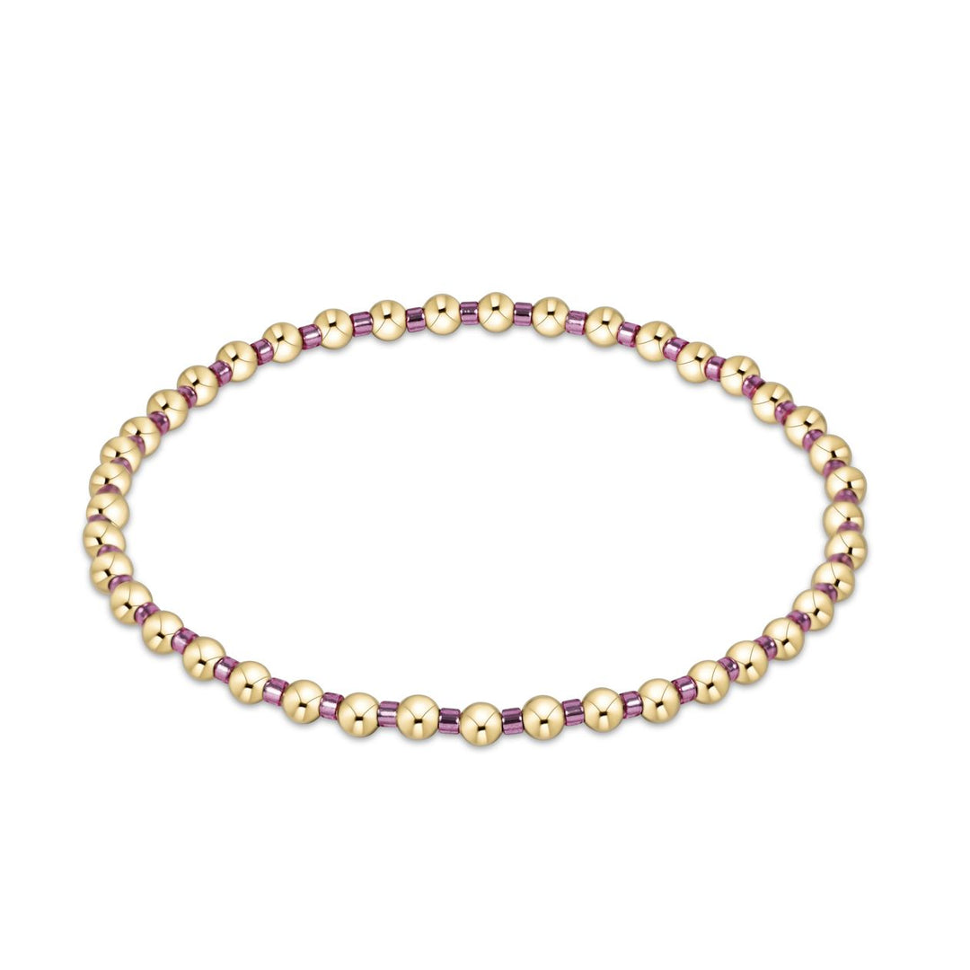 Hope Grateful Bracelets Womens Bracelet ENewton Pink Metallic 
