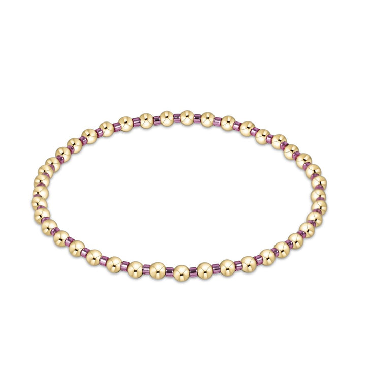 Hope Grateful Bracelets Womens Bracelet ENewton Pink Metallic 