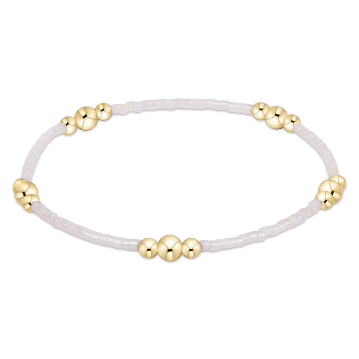 Hope Purpose Gold Bracelets Womens Bracelet ENewton Silky White 
