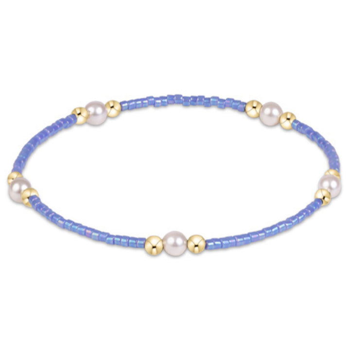Hope Purpose Pearl Bracelets Womens Bracelet ENewton Bright Blue 