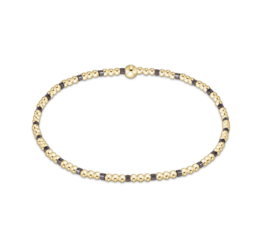 Hope Sincerity Pattern 2mm Bead Bracelet Womens Bracelet ENewton Taupe with a Twist 