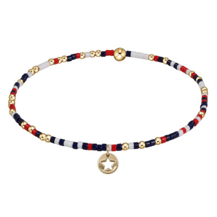Hope Unwritten Bracelet - Star Small Gold Disc Womens Bracelet ENewton Firecracker 