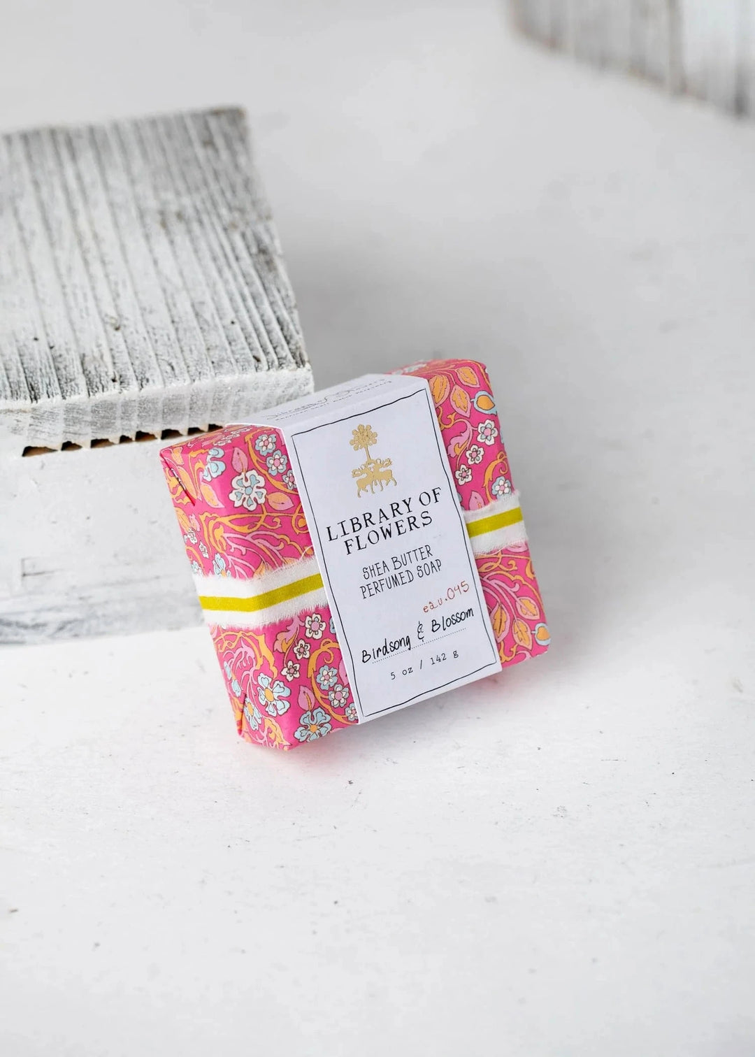 Hot Pink & Blue Floral Square Soap Bath Soap Lollia 