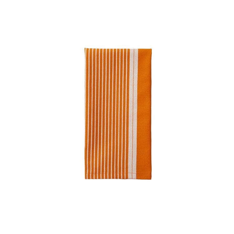 Hot Stripe Dish Towel - Orange Tea Towels Tableau 