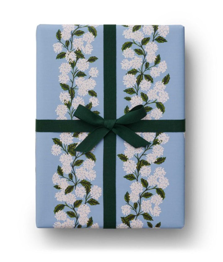 Hydrangea Continuous Roll Wrapping Paper Rifle Paper Co 