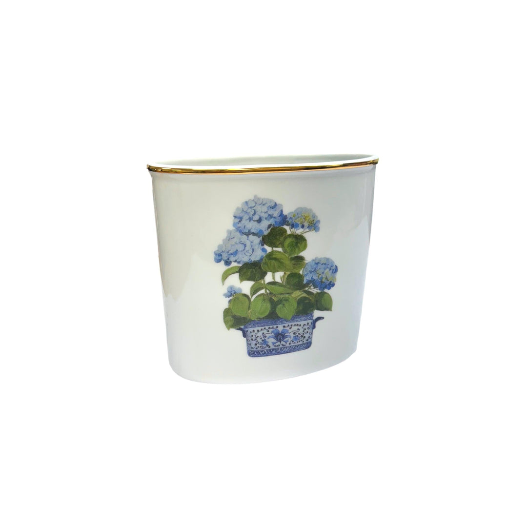 Hydrangea Mail Holder Magazine Bin The French Bee 