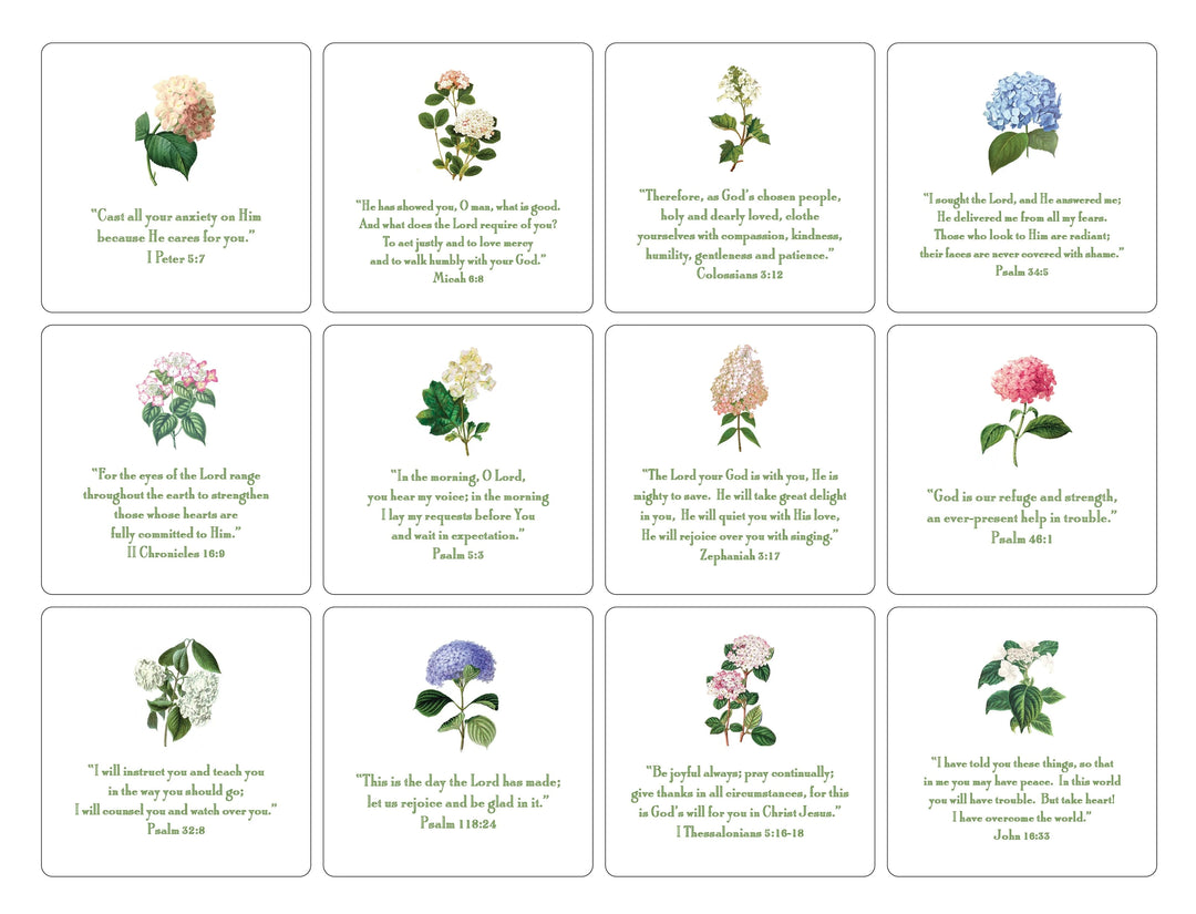 Hydrangea Verse Set 3" Stationery Maison de Papier 