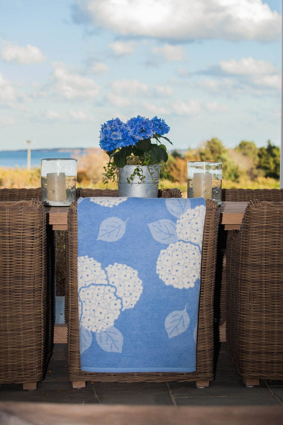 Hydrangeas Bluebell Blanket Blanket ChappyWrap 