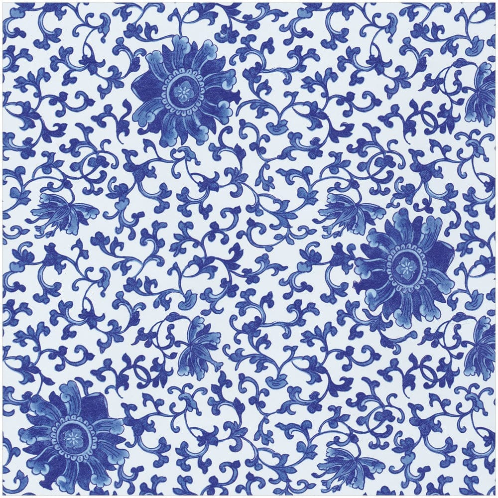 Indigo Garden Blue/White Gift Wrap Wrapping Paper Caspari 