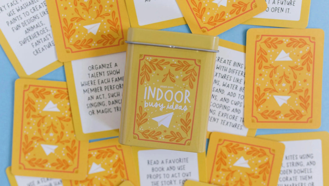 Indoor Busy Ideas Cards Activity Toy Pippi Post 