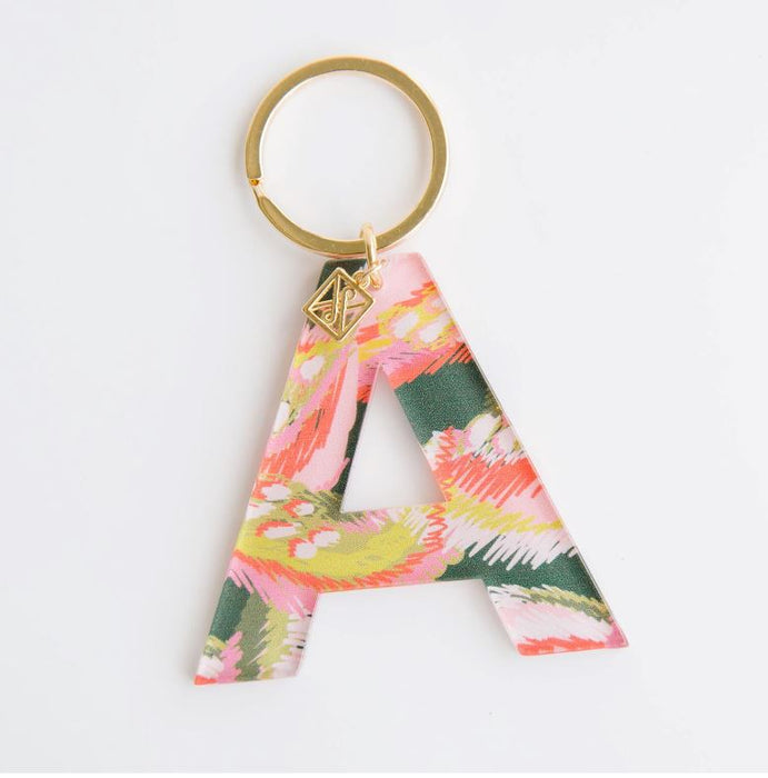 Initial Keychains Accessories Mary Square A 