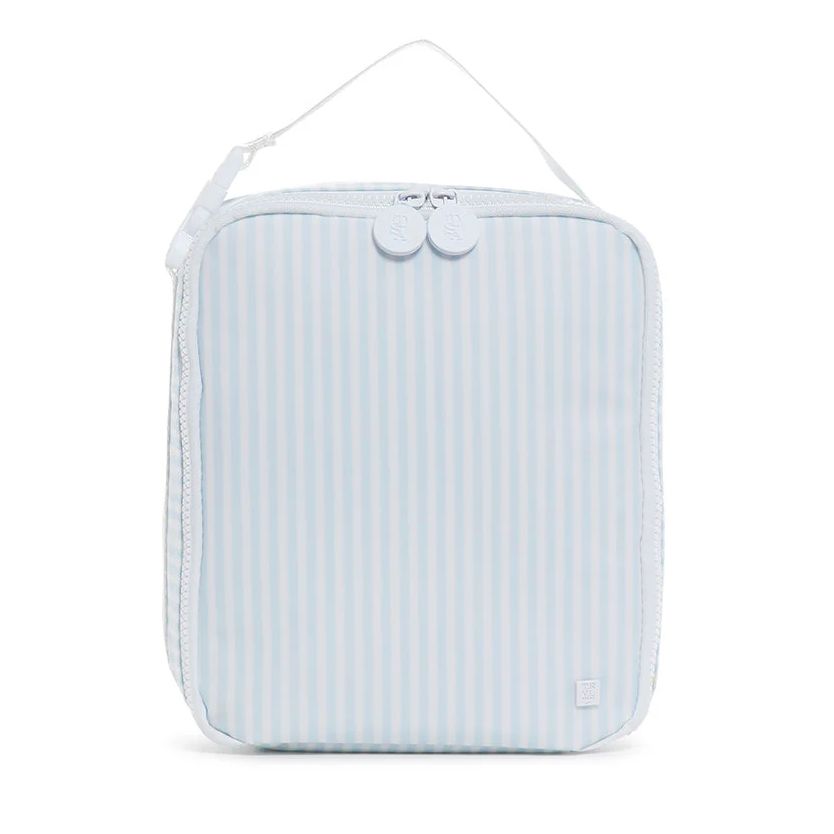 Insulated Lunch Box Lunch Boxes TRVL Design Pimlico Stripe- Blue 