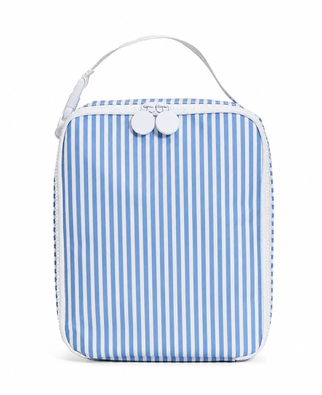 Insulated Lunch Box Lunch Boxes TRVL Design Pimlico Stripe - Chambray 