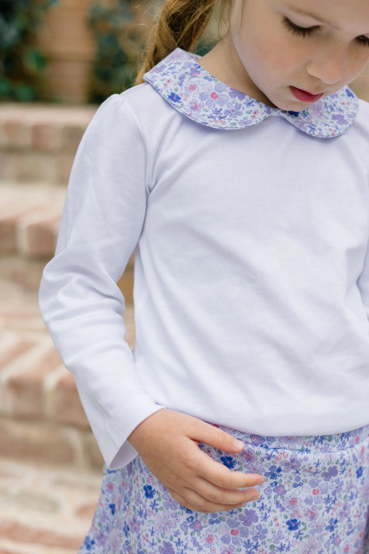 Iris Garden Scallop Skort Girl Skirt Proper Peony 