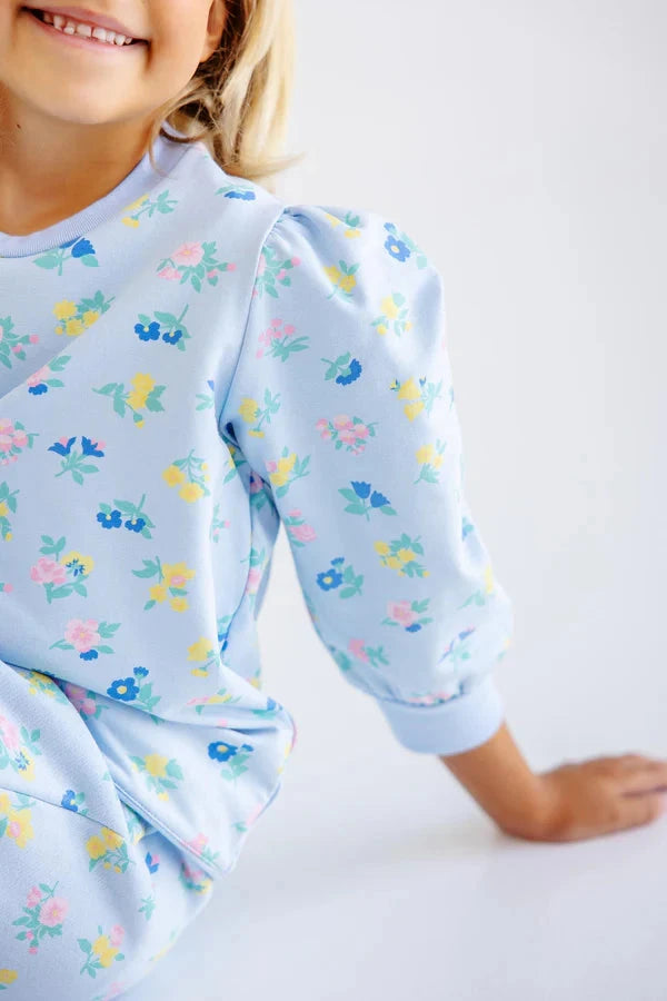 Is it Saturday Sweatshirt - Little London Flowers Girl Sweater Beaufort Bonnet 