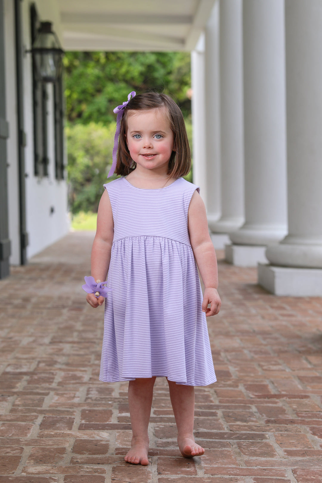 Isabella Dress - Lavender Girl Dress Trotter Street Kids 