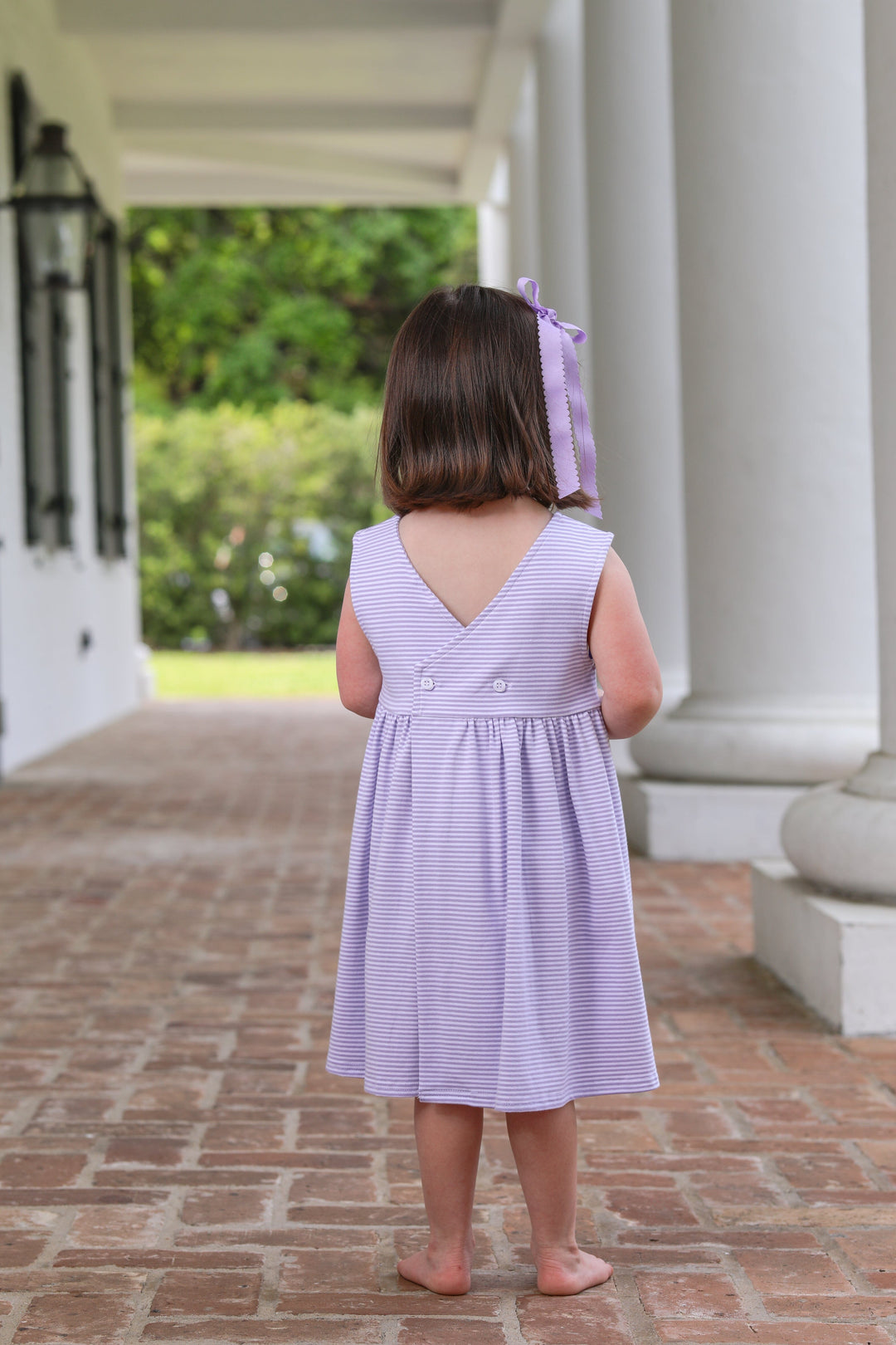 Isabella Dress - Lavender Girl Dress Trotter Street Kids 